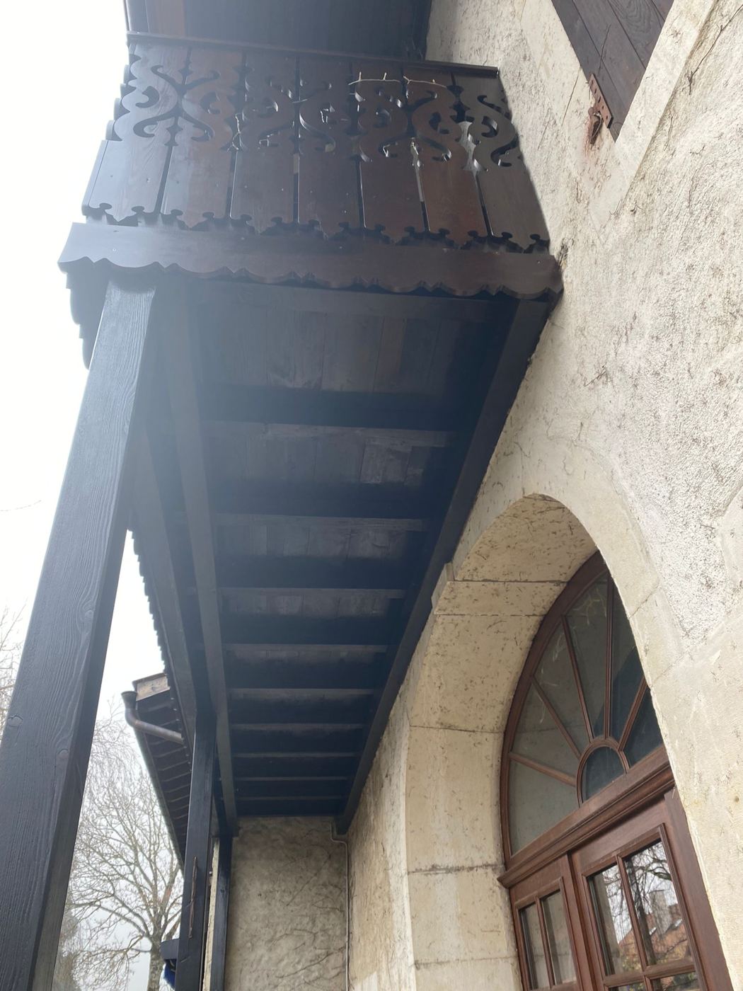 Balcon sculpté