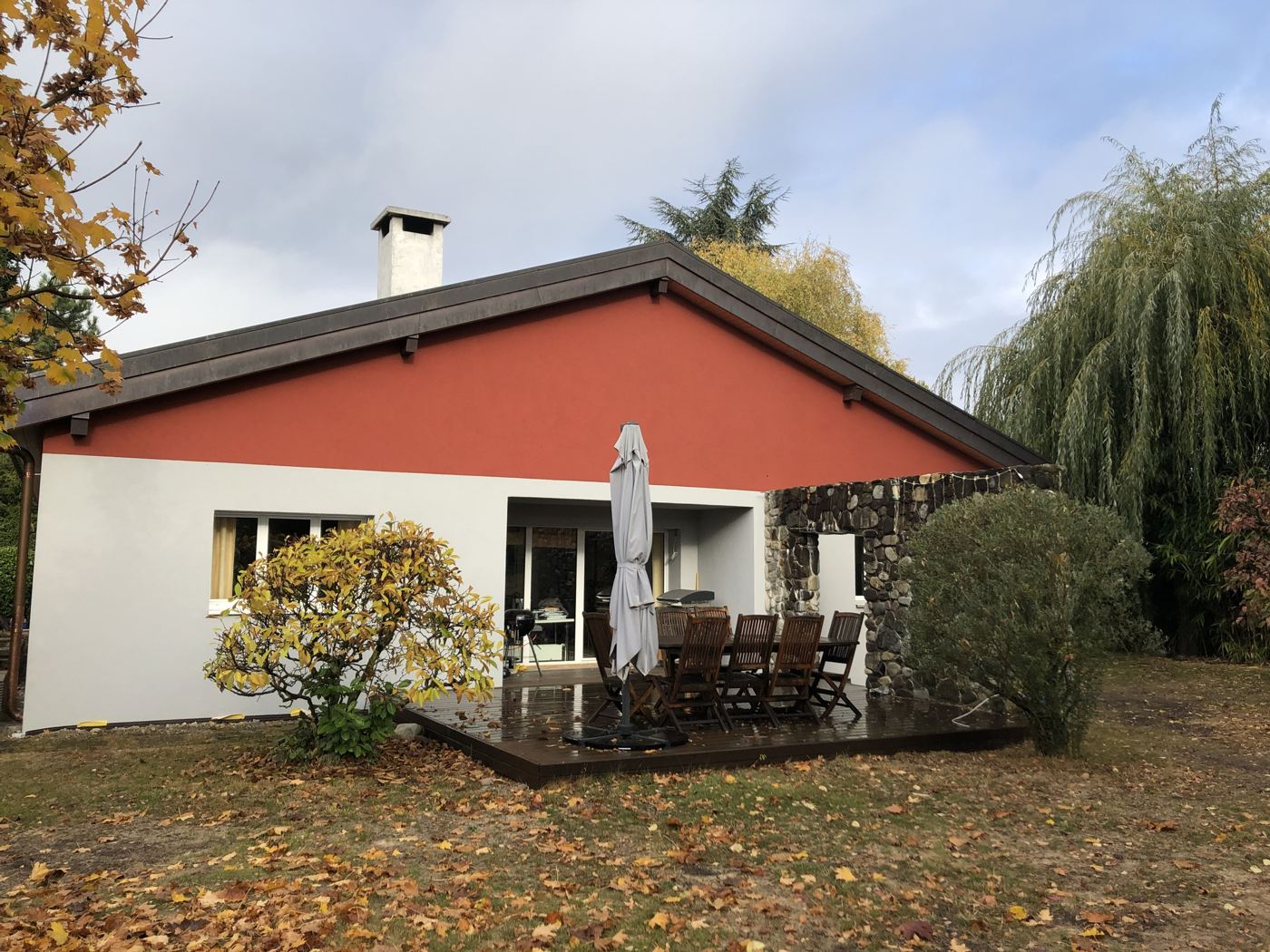 Pignon rouge brique